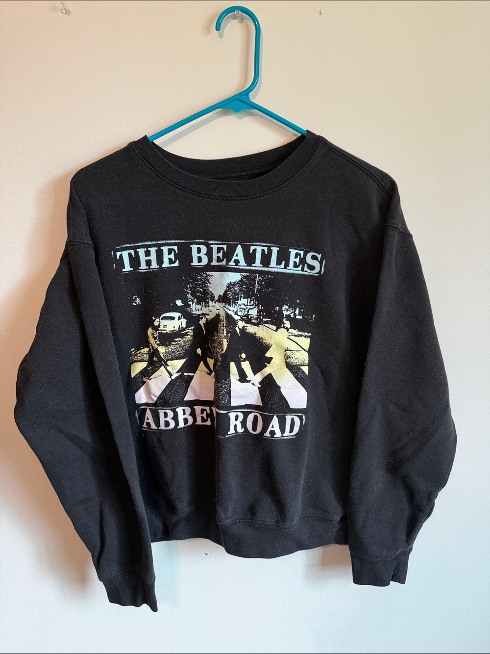 The Beatles Abbey Road Black Graphic Sweatshirt